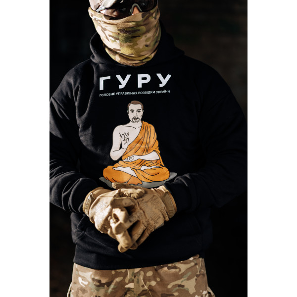 Худі з принтом "ГУРУ"