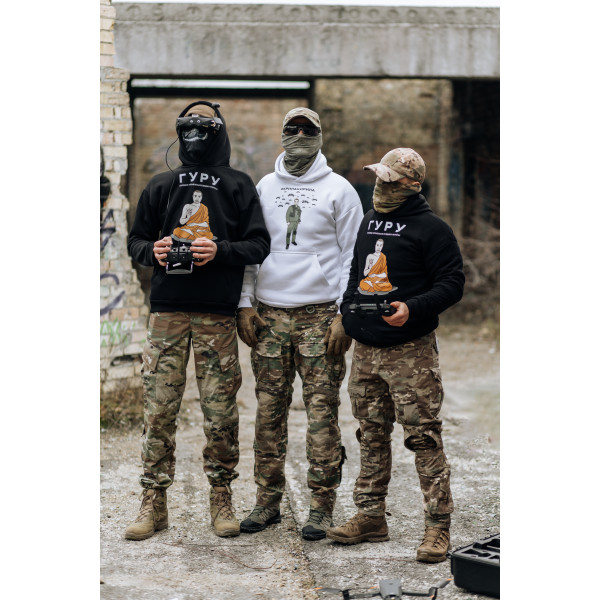 Худі з принтом "ГУРУ"