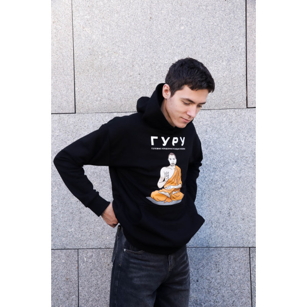 Худі з принтом "ГУРУ"