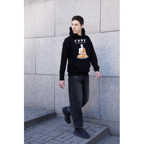 Худі з принтом "ГУРУ"