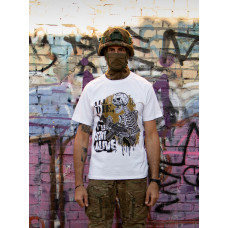 Футболка з принтом AllDie Мілітарна