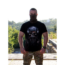 Футболка з принтом DJSkull Мілітарна