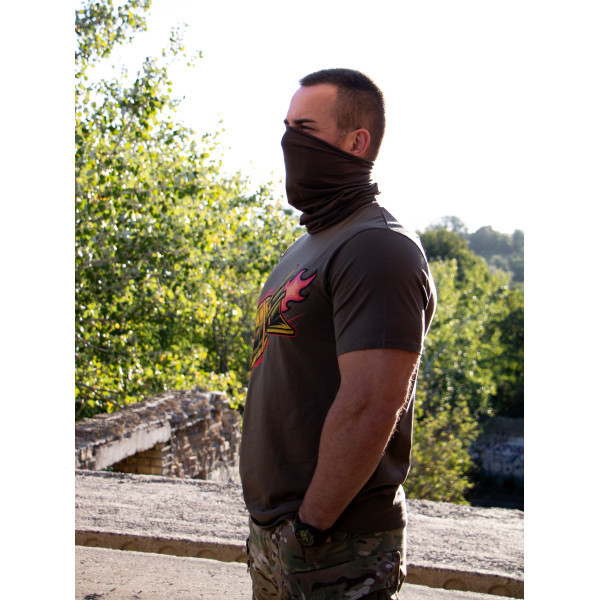 Футболка з принтом Ракета Мілітарна