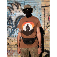 Футболка з принтом WarSun Мілітарна