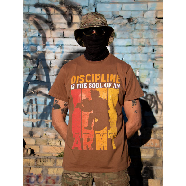Футболка з принтом Army Мілітарна
