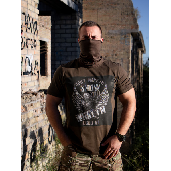 Футболка з принтом WarShow Мілітарна