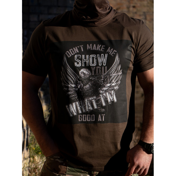 Футболка з принтом WarShow Мілітарна