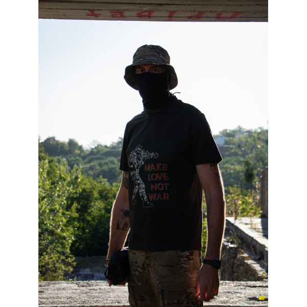 Футболка з принтом NotWar Мілітарна