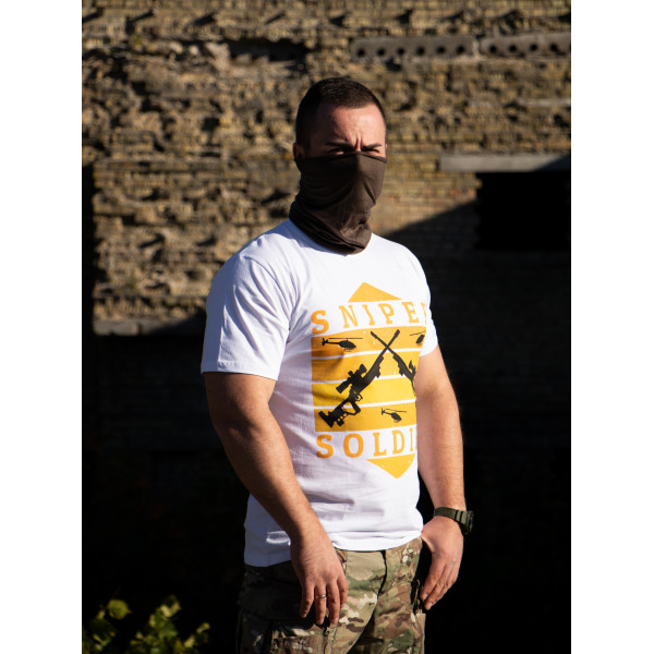 Футболка з принтом Снайпер Мілітарна