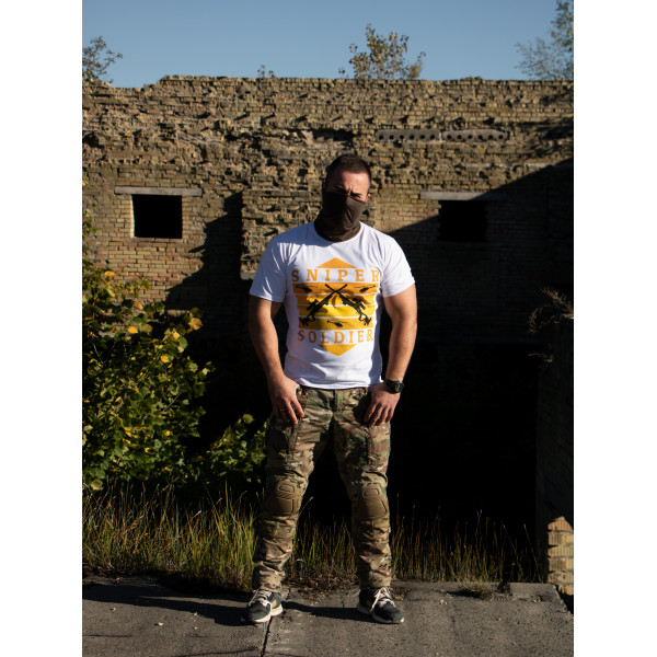 Футболка з принтом Снайпер Мілітарна