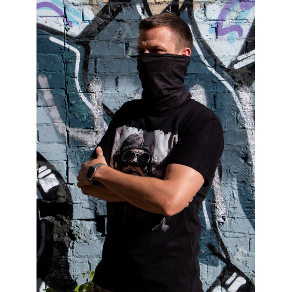 Футболка з принтом Old Мілітарна